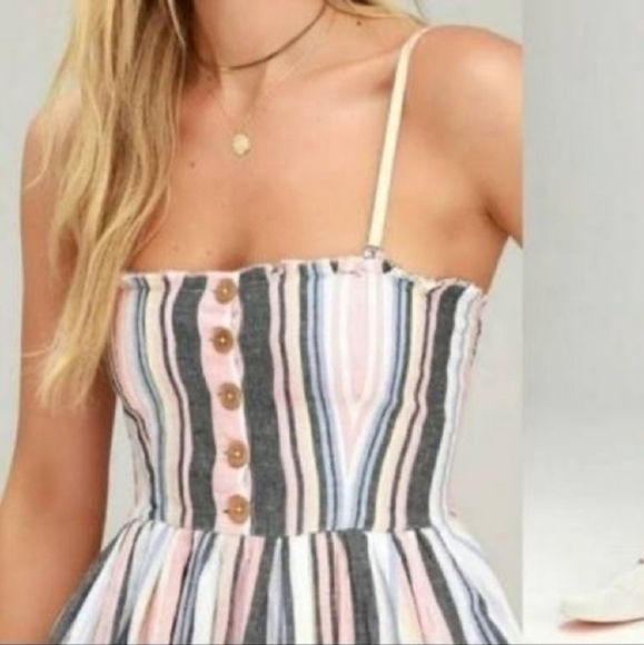 Free People Lilah Striped Boho Midi - Picture 4 of 7